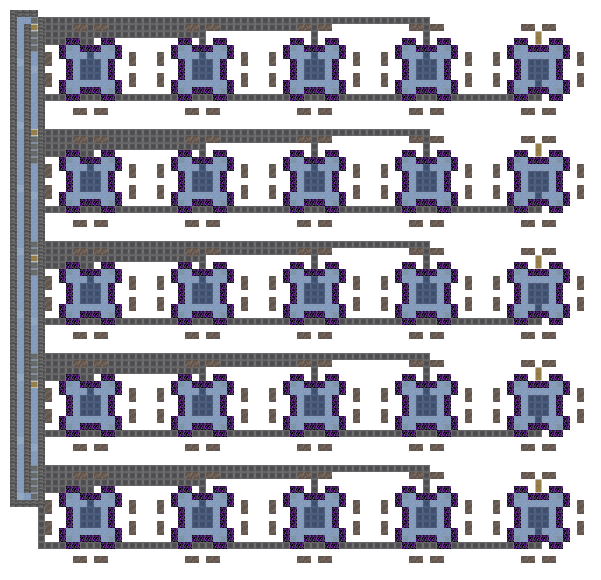 Layer 1 of the Advanced Basalt Farm seen from above