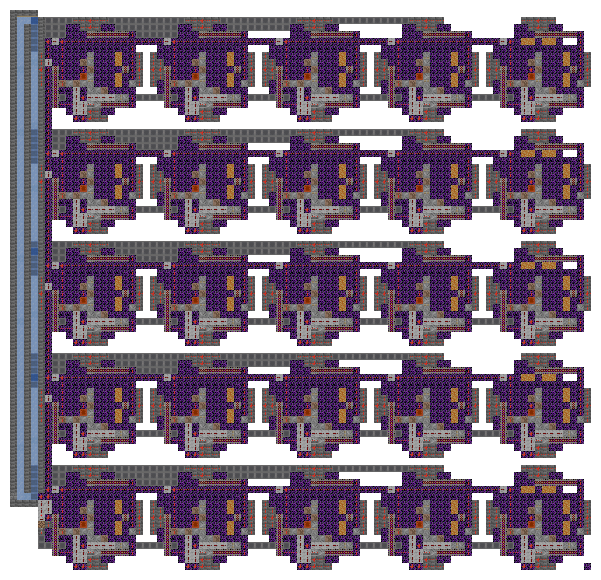 Plan of the Advanced Basalt Farm seen from above, 83 by 80 blocks