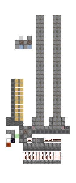 Layer 1 of the Advanced Kelp Farm seen from above