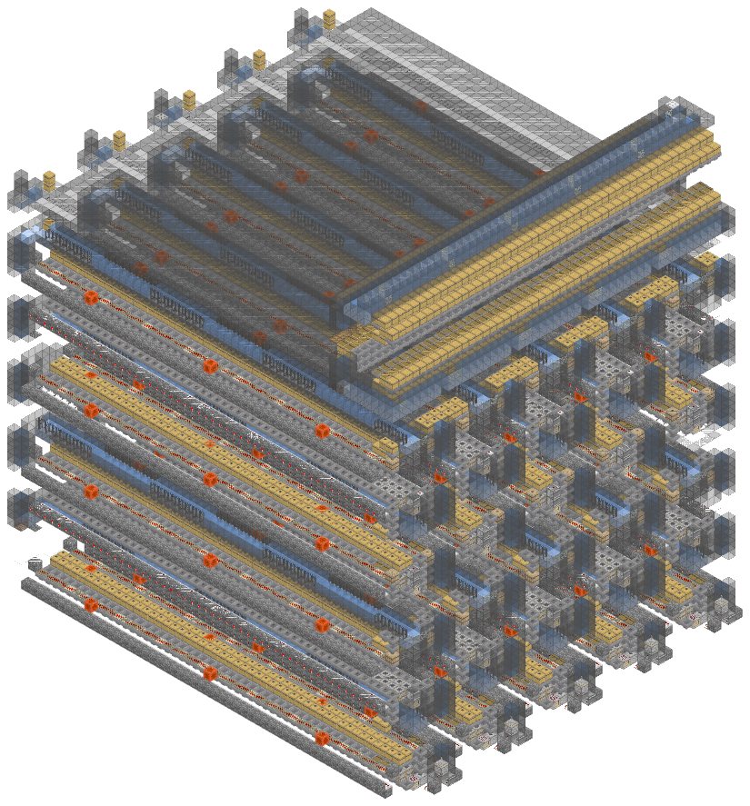 The Dried Kelp Block Base pulled apart layer by layer