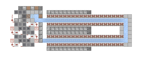 Layer 1 of the Lever Crafter Base seen from above