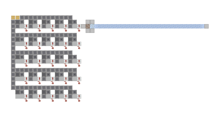 Layer 1 of the Slab Crafter seen from above