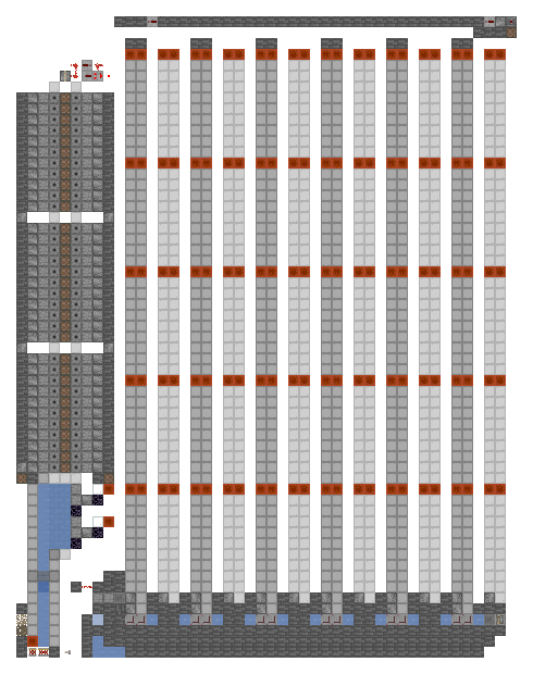 Layer 1 of the Mauschu v10 seen from above