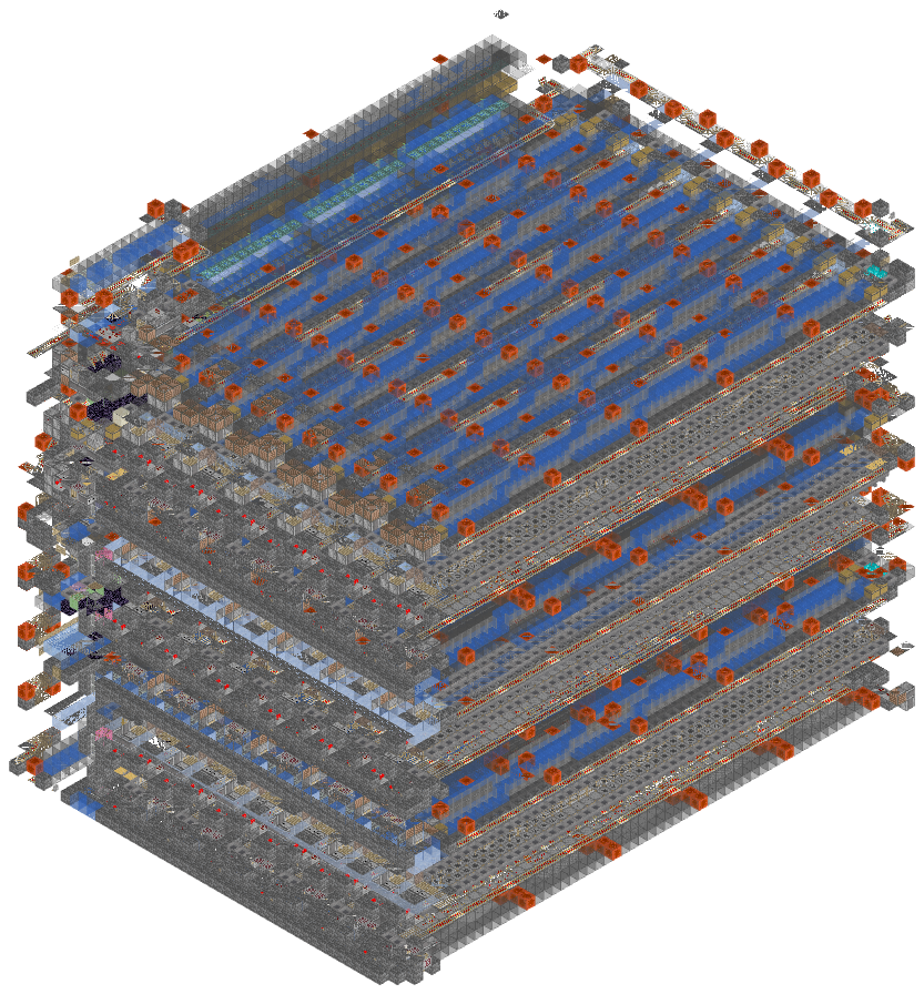 The Mauschu v10 pulled apart layer by layer